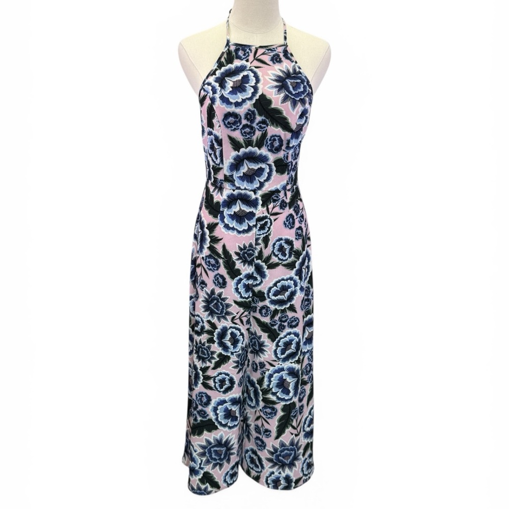 Show Me Your Mumu Halter Wide Leg Floral Jumpsuit Size M‎